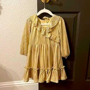 Gold Janie and Jack dress